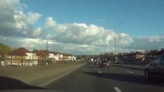 A car drive from Birmingham to London via the M40 motorway amp then the A40 trunk road [upl. by Anita]