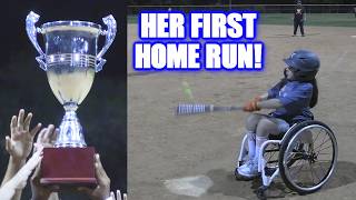 HER FIRST HOME RUN CAME IN THE CHAMPIONSHIP GAME  OnSeason Softball Series [upl. by Davina]