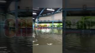 Presentation College in Chaguanas is currently under flood waters [upl. by Neelie]