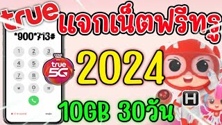 เเจกเน็ตฟรี ทรูมูฟ 10GB 30วัน 2024 เน็ตไม่อั้น ไม่ลดสปีด ใช้งานได้จริง รีบดู [upl. by Aneeled]