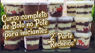 🔴 CURSO BOLO NO POTE PARA INICIANTES  2° VÍDEO quotRECHEIOSquot [upl. by Declan938]