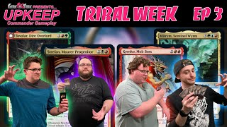 All Tribal Decks  Upkeep 3 Commander Gameplay Miirym vs Tovolar vs Strefan vs Krenko [upl. by Eelanej]