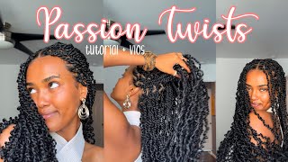 Passion Twists as a Beginner  Vlog  Tutorial [upl. by Ahsaeyt]