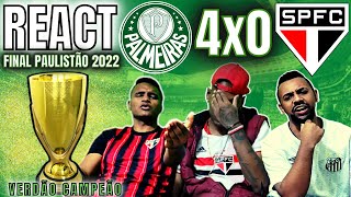 REAÇÕES  REACT  PALMEIRAS 4 x 0 SÃO PAULO  VERDÃO CAMPEÃO [upl. by Reffinnej]