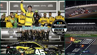 One Of The Best Duel Races  Bluegreen Vacations Duels At Daytona Race Review [upl. by Conlin]