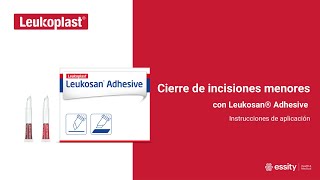 LEUKOPLAST Leukosan Adhesive  Cierre de incisiones menores [upl. by Ramgad]