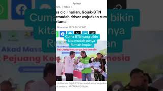 Terbukti dari kisah driver Gojek yang berhasil punya rumah karna KPR Subsidi nya BTN [upl. by Jeralee718]