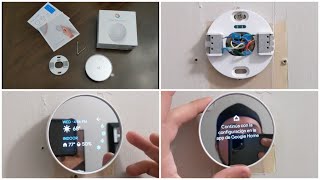 Google Nest Thermostat Full Install amp Setup [upl. by Oileduab]