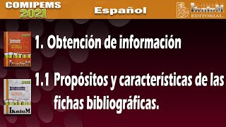 Español Introducción y fichas bibliográficas COMIPEMS 2021 [upl. by Cordier]