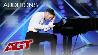 Surprise This Piano Playing Guy Turns Into A Fierce Dancer  Americas Got Talent 2019 [upl. by Meek]