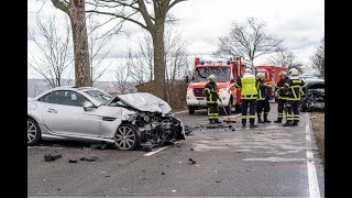 Verkehrsunfall mit 2 Schwerverletzten [upl. by Nevak]