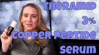 Theramid Copper Peptide Serum Review  AntiAging 3 Pure Copper Peptides Treatment [upl. by Lashar]