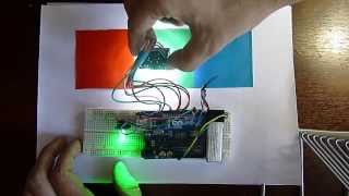 TCS3200 color sensor Arduino RGB LED [upl. by Irolam]