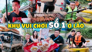 Quang Linh Vlogs  1 Ngày Trải Khu Vui Chơi quot SỐ 1 quot ở Lào Sẽ Như Thế Nào [upl. by Sami]