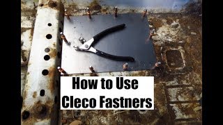 How to Use Cleco Fastners [upl. by Anihsak827]