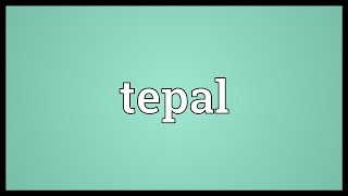 Tepal Meaning [upl. by Trace385]