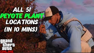 GTA Online  All 51 Peyote Plant Locations [upl. by Buyer147]