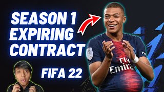 FIFA 22 Contract Expiring 1st Season Free Signing  Career Mode Tips Attacker [upl. by Lindholm]