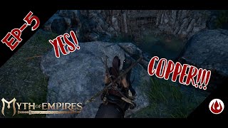 Myth of Empires Ep 5  Exploration amp Finding Copper [upl. by Ros796]