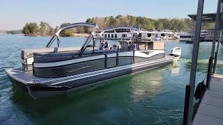 Premier Pontoons 310 Accolade with Joystick  Full Review of why joystick controls is awesome [upl. by Pattie377]