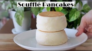 Fluffy Japanese Souffle Pancakes Recipe  Extended version with tutorial [upl. by Mutat]