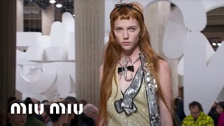 Miu Miu SpringSummer 2019 Fashion Show [upl. by Icul]