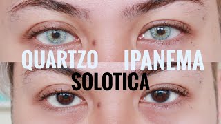 SOLOTICA HIDROCOR QUARTZO VS IPANEMA  COMPARISON ON DARK ASIAN EYES [upl. by Edyth543]