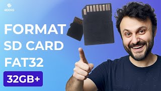 4 Ways How to Format SD Card To FAT32 in Windows 1011  3264128GB SupportedEasy Tutorial2024 [upl. by Dustin]