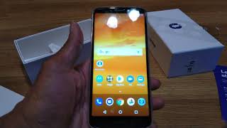 Moto E5 Plus TextNow Wireless Edition Unboxing HandsOn First Impressions [upl. by Hugon]