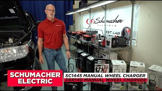 Schumacher SC1445 amp DSR ProSeries DSR140 Manual Battery Charger  Engine Starter TrainingDemo Video [upl. by Ettenal]