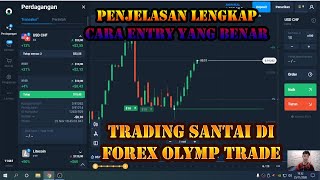 Trading santai di Forex Olymp Trade [upl. by Halbert]