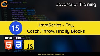 Javascript Try Catch Throw New Error [upl. by Tima]