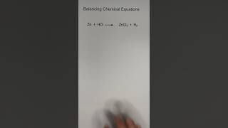 Balancing Chemical Equations [upl. by Halfdan]