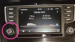 Cómo RESETEAR la PANTALLA MULTIMEDIA volkswagen GOLF Mk7 [upl. by Eladnwahs]