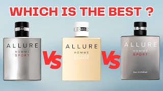 CHANEL ALLURE HOMME SPORT VS EAU EXTREME VS EDITION BLANCHE [upl. by John111]