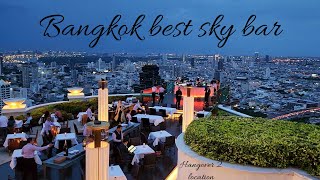 Best rooftop bar in bangkok  Hangover 2 shooting hotel lebua state tower  full tour [upl. by Arfihs]