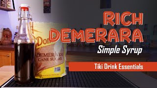 How to Make Rich Demerara Simple Syrup  Tiki Drink Essentials [upl. by Robbert]