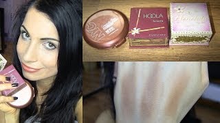 The Best Benefit Hoola Dupes  NYC Sunny Bronzer amp W7 Honolulu  Comparison [upl. by Fritzsche]