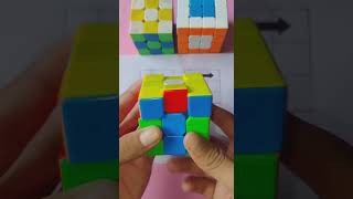 Rubiks cube magic trick tutorial 😱😱rubikcubeshorts rubikscube [upl. by Arehsat]