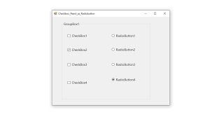 How to Checkbox React as Radiobutton  VBnet [upl. by Lillywhite944]