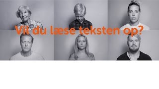 Vil du læse teksten op [upl. by Htiaf]