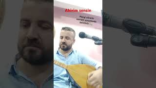 AHİRİM SENSİN saz türküler türkü [upl. by Zanahs]