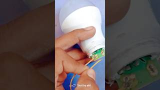 9 wat led holder repair viralshort trendingshorts youtubeshort elctronic experiment [upl. by Tomkin58]