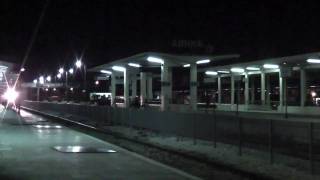 Freight train passing Athens central station with 2 power transfers and cool containers HiDef [upl. by Creedon]