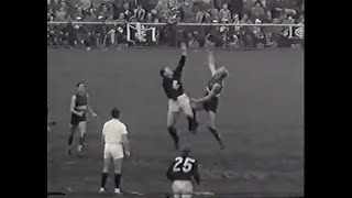 Round 7 1963 Footscray v Carlton at Footscray silent footage with instrumental [upl. by Nadabb959]