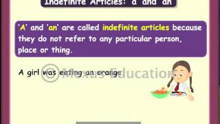 Definite and Indefinite Articles  English Grammar  iken  ikenedu  ikenApp [upl. by Mayfield]