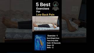 Low back pain relief exercises [upl. by Bilek]