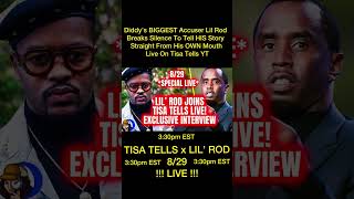 LIVE330pm EST Diddy SA Victim Breaks Silence Lil’ Rods Story Straight From His OWN Mouth [upl. by Cerell]