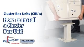 Mailboxescom  How to Install a Cluster Box Unit [upl. by Shatzer641]