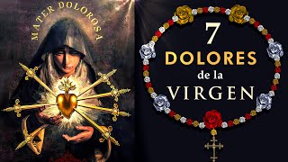 Rosario Rosa Mística🌹 Los 7 Dolores de la Virgen María [upl. by Abert]